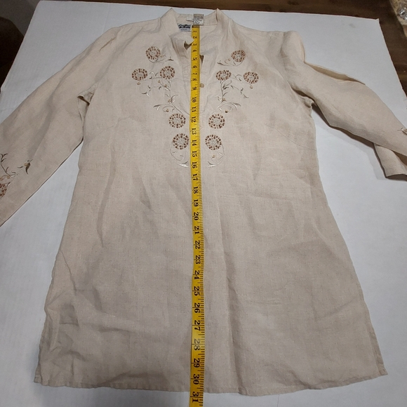 Edward Woman Turnic Shirt Brown Size Medium - Picture 6 of 15